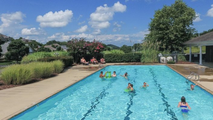 Pool amenities at Garland Farm Estates